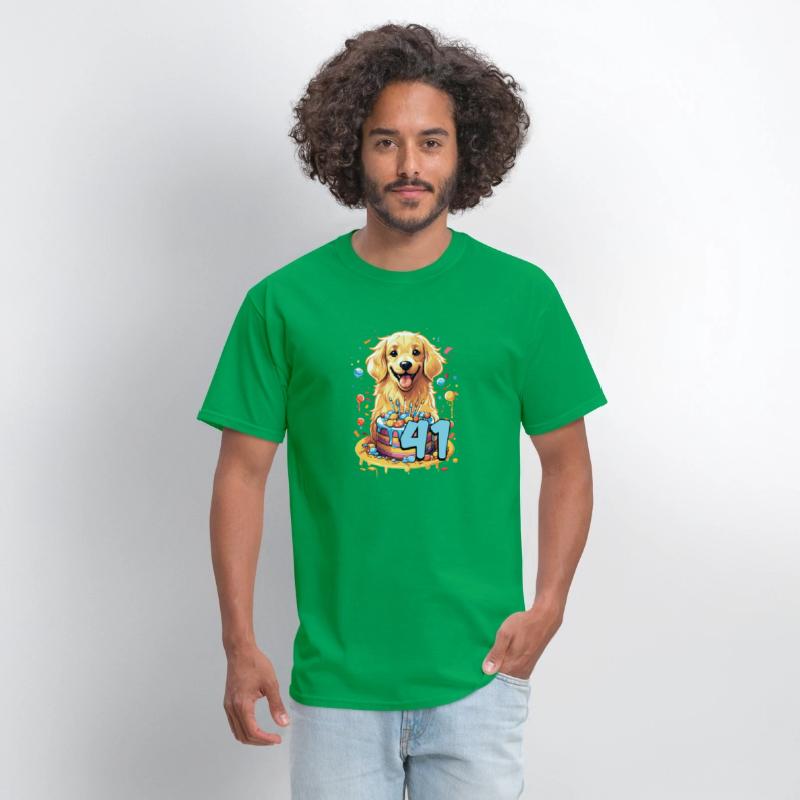 Golden Retriever Dog 41St Themed Py 41