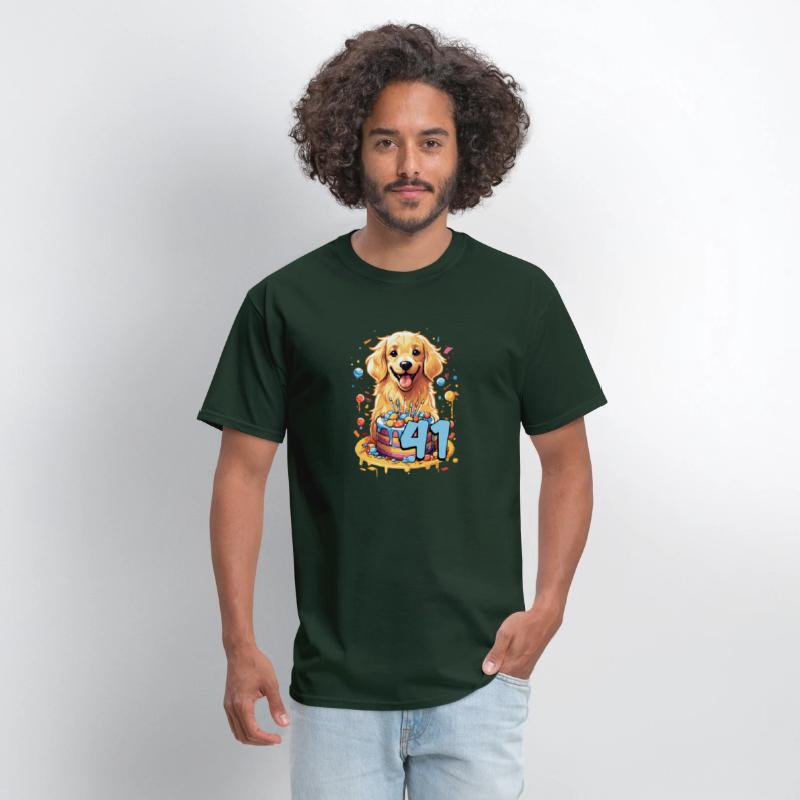 Golden Retriever Dog 41St Themed Py 41