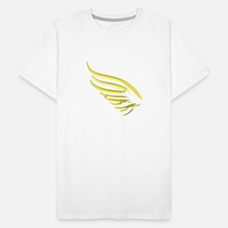 golden wings fly symbol glitter gold