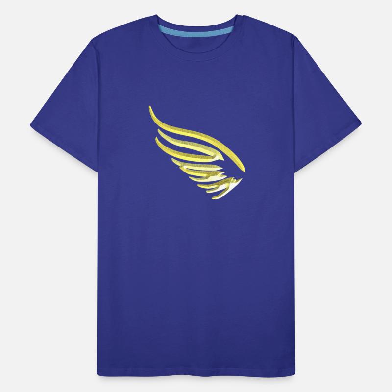 golden wings fly symbol glitter gold