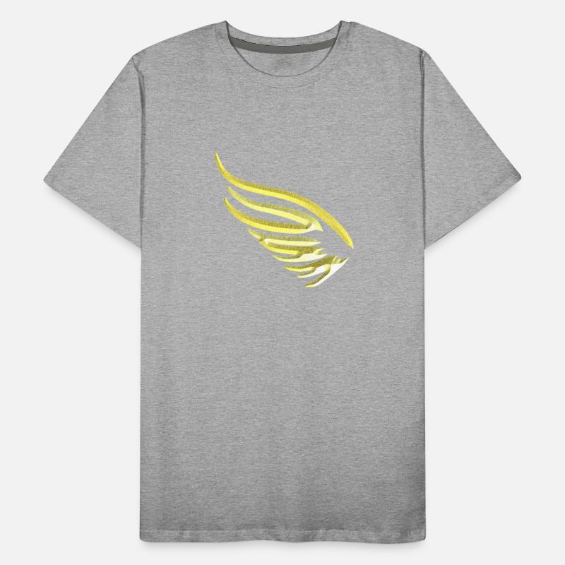 golden wings fly symbol glitter gold
