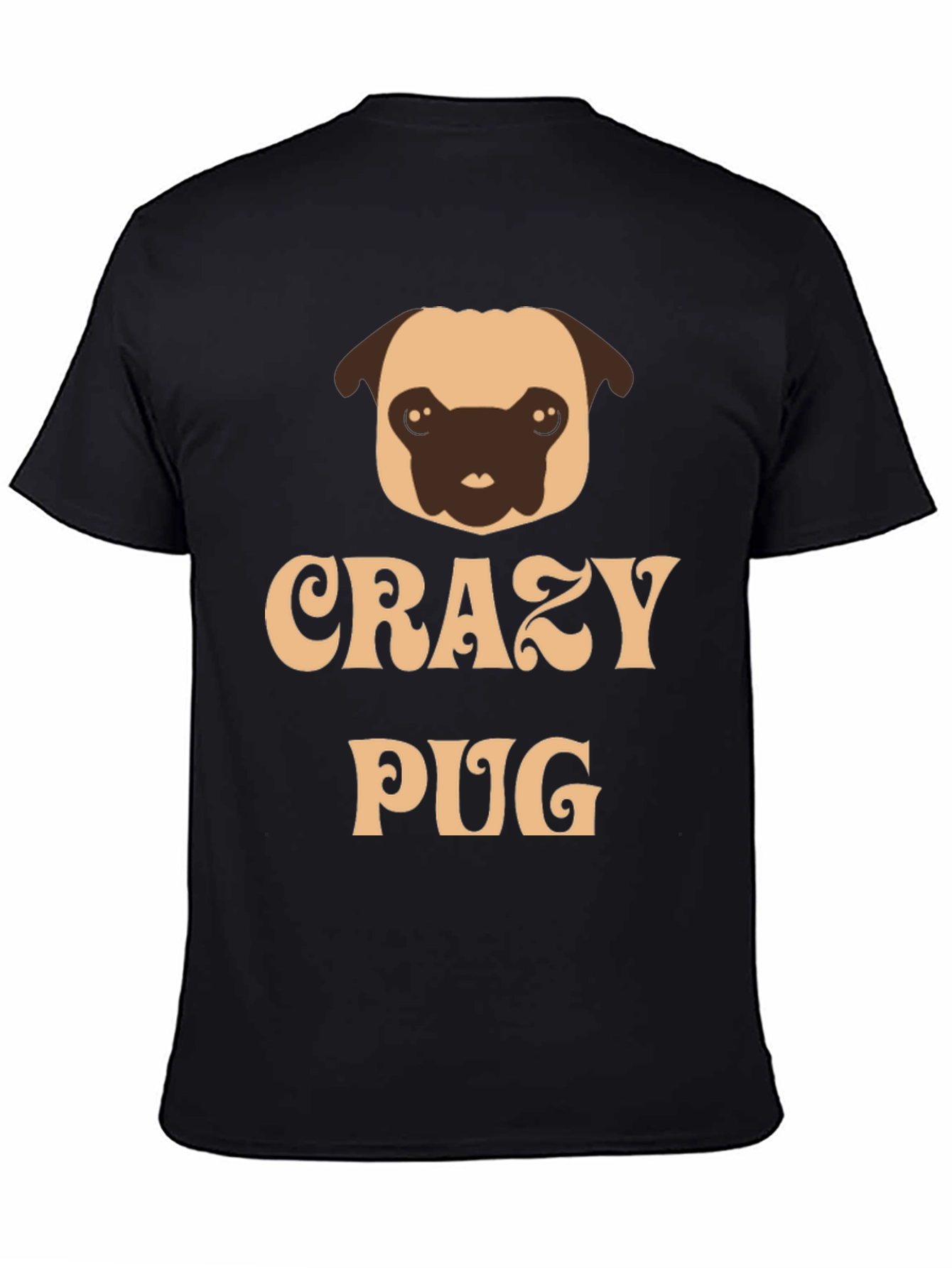 Crazy Pug Graphic Tee