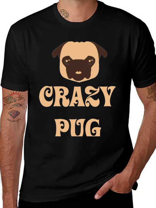 Crazy Pug Graphic Tee
