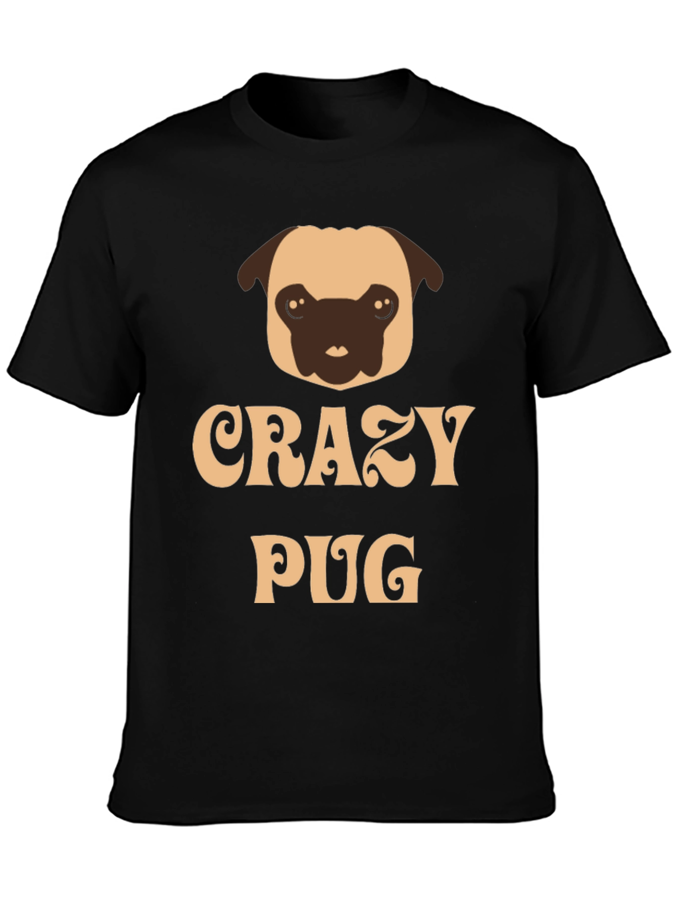 Crazy Pug Graphic Tee