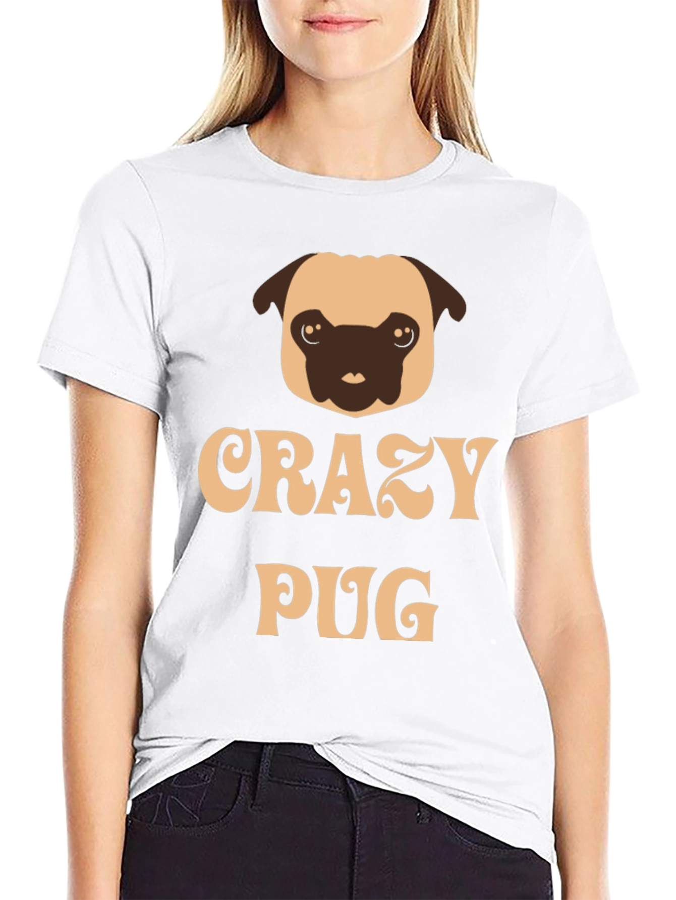 Crazy Pug Graphic Tee