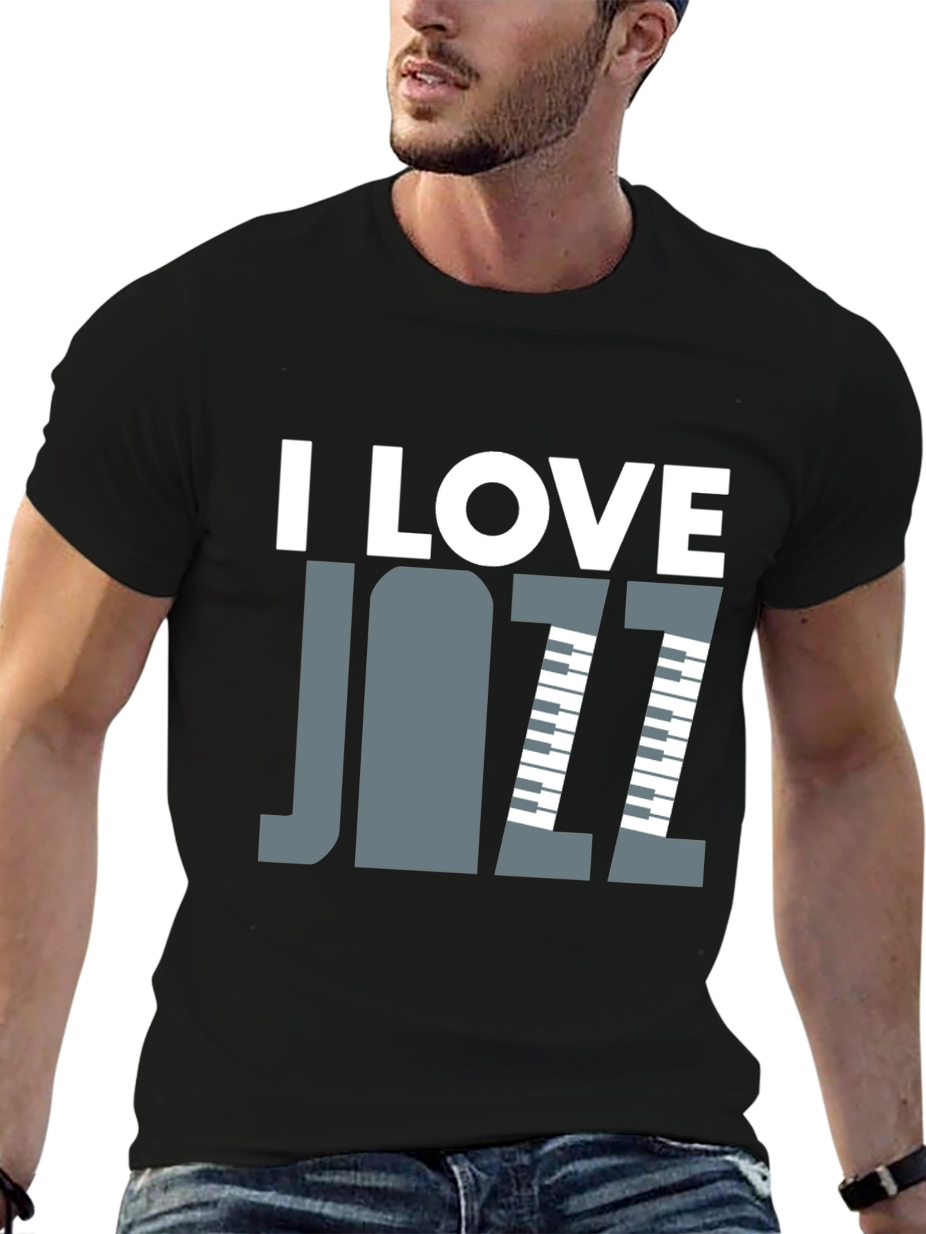 I Love Jazz T-Shirt - Music Lover Tee