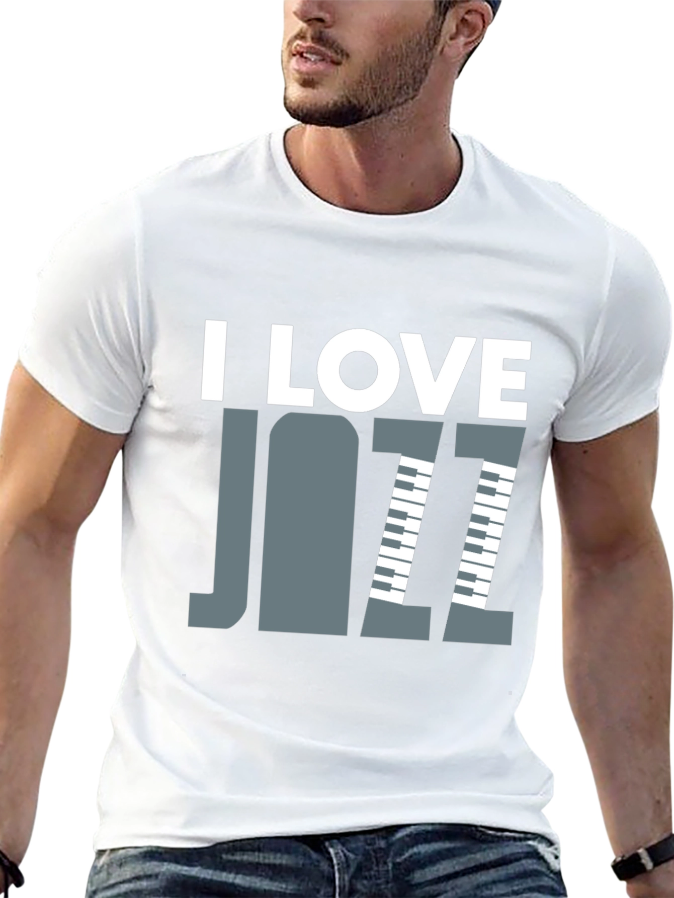 I Love Jazz T-Shirt - Music Lover Tee