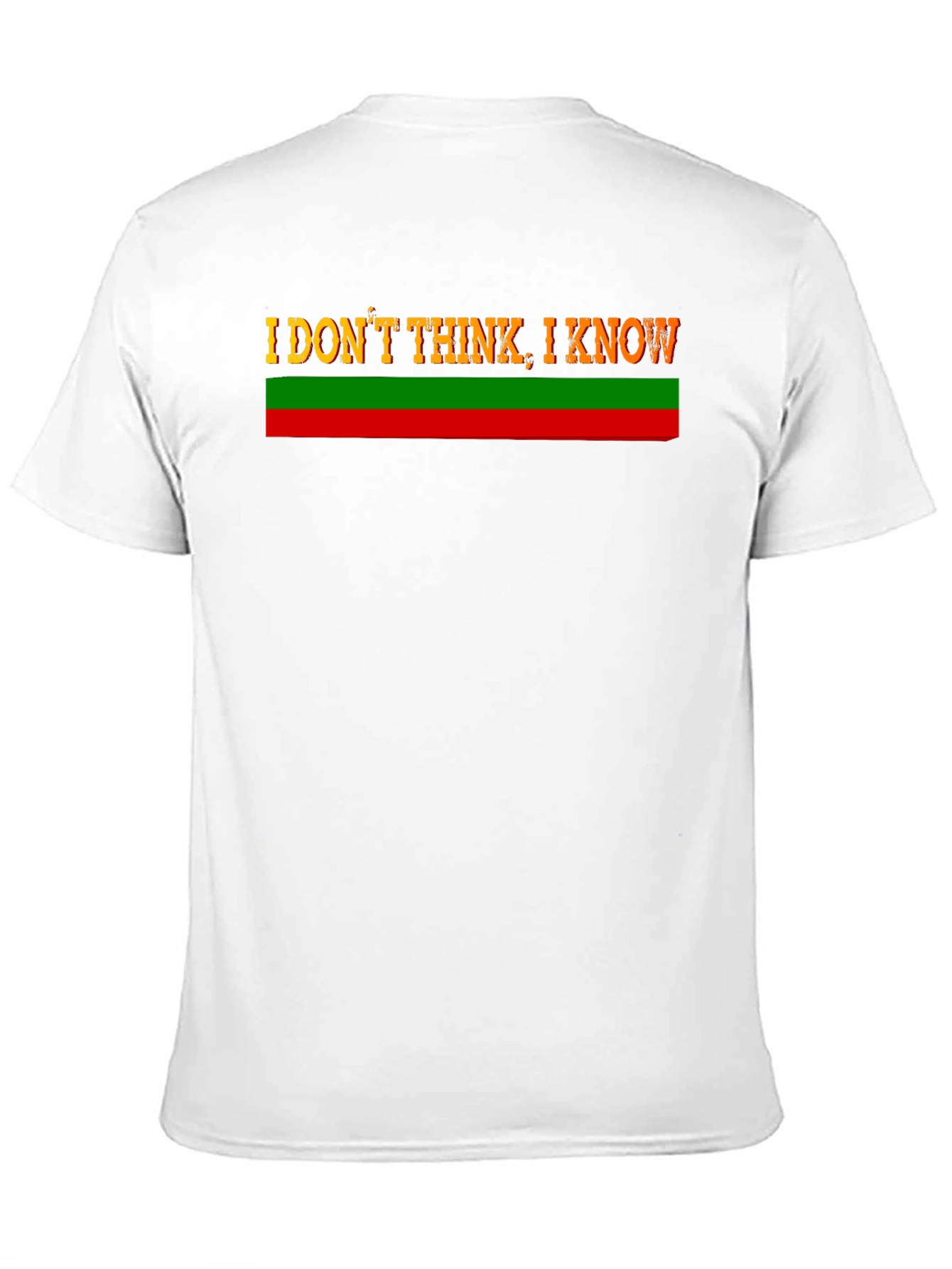 I Dont Think I Know Black T-Shirt