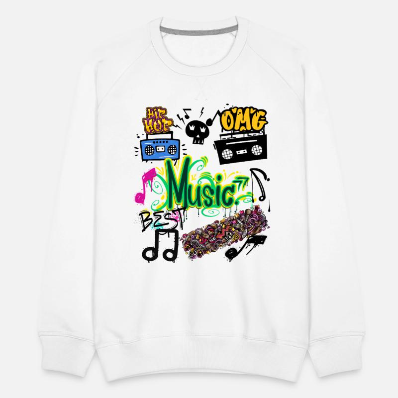 Graffiti Music Vibes – Urban Street Art Tee