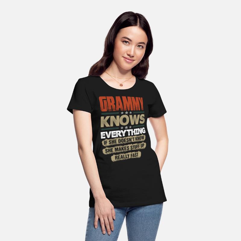 Grammy Knows Everything Tshirt