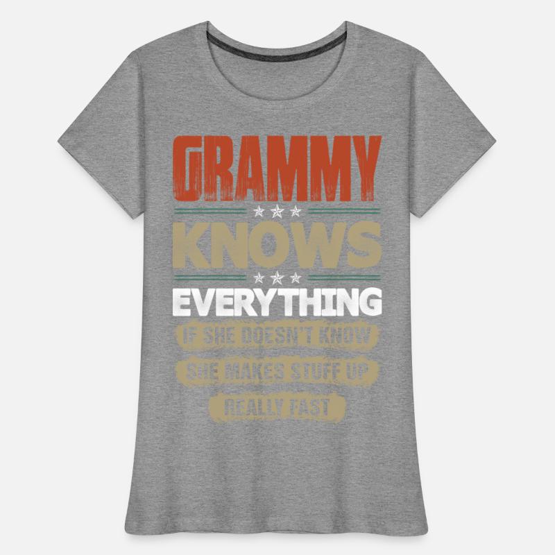 Grammy Knows Everything Tshirt