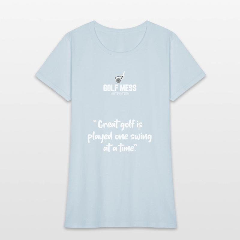 "Great golf is played" Golf Motivation