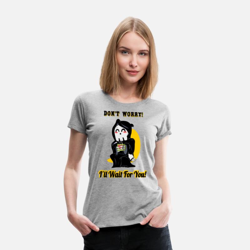 Grim Reaper Cartoon Death Cute Funny Joke Design
