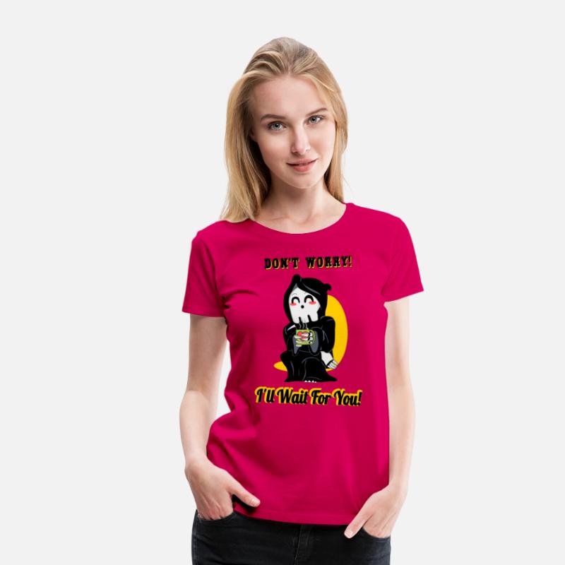 Grim Reaper Cartoon Death Cute Funny Joke Design