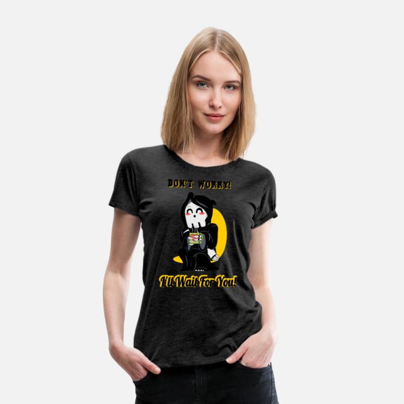 Grim Reaper Cartoon Death Cute Funny Joke Design