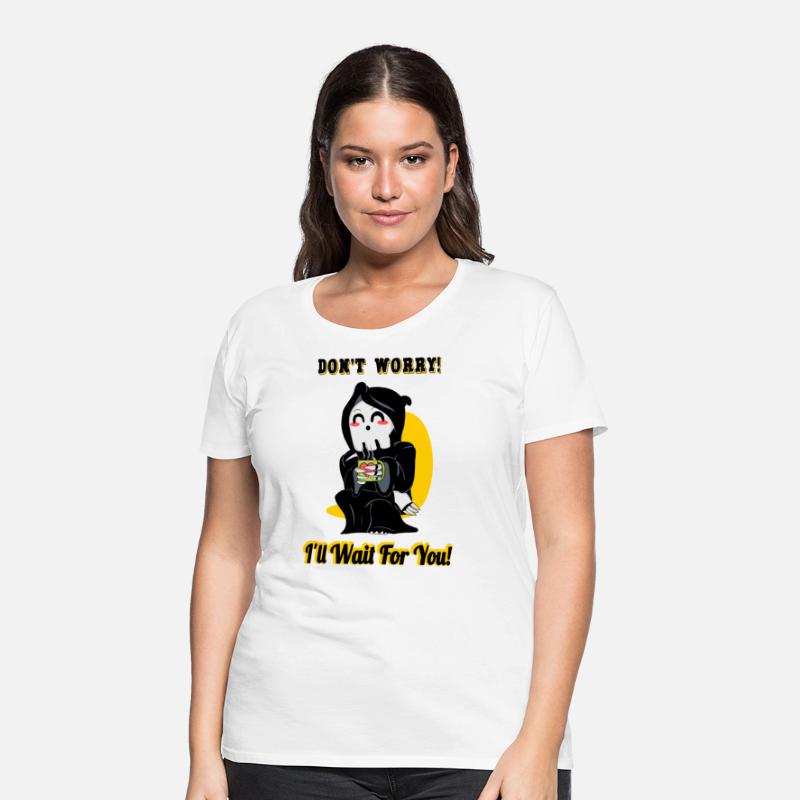Grim Reaper Cartoon Death Cute Funny Joke Design