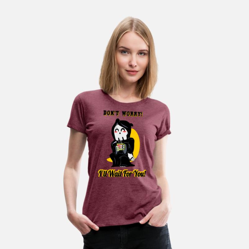 Grim Reaper Cartoon Death Cute Funny Joke Design