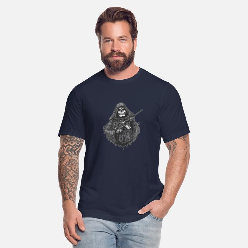 Grim Reaper With Machine Gun