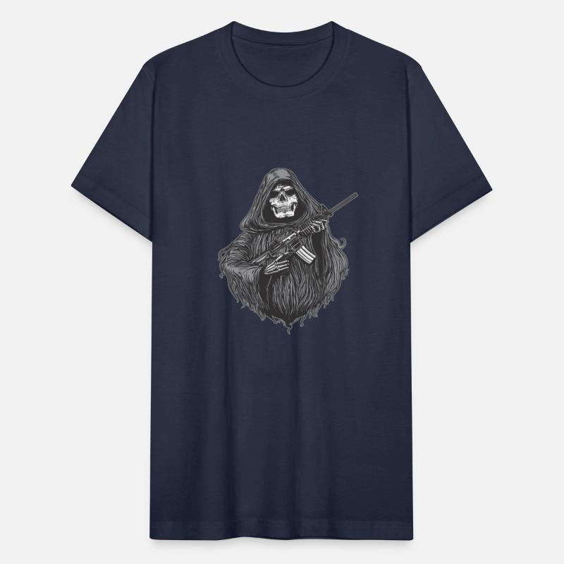 Grim Reaper With Machine Gun