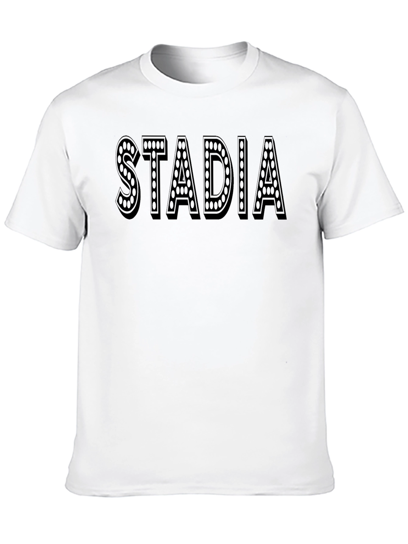 STADIA Black T-Shirt - Trendy Graphic Tee