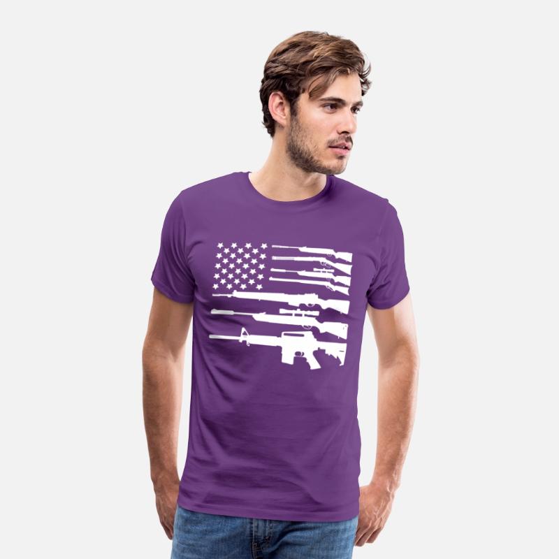 Gun American Flag Patriotic USA Flag