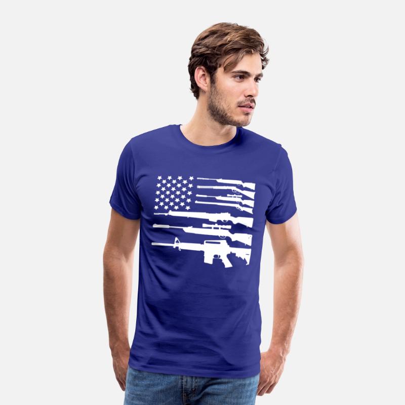 Gun American Flag Patriotic USA Flag