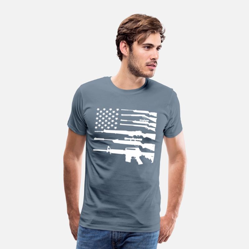 Gun American Flag Patriotic USA Flag