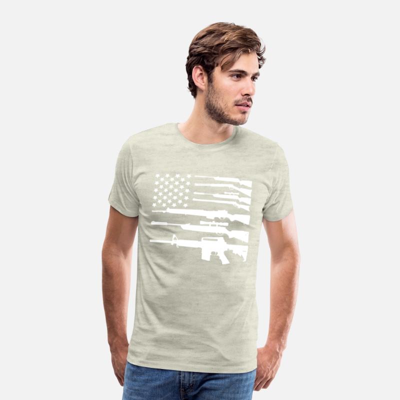 Gun American Flag Patriotic USA Flag