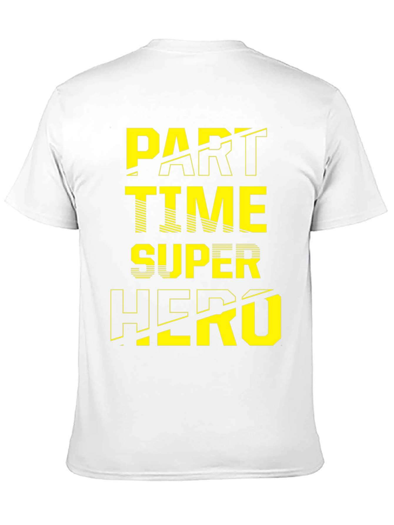 Part Time Super Hero Black Graphic Tee