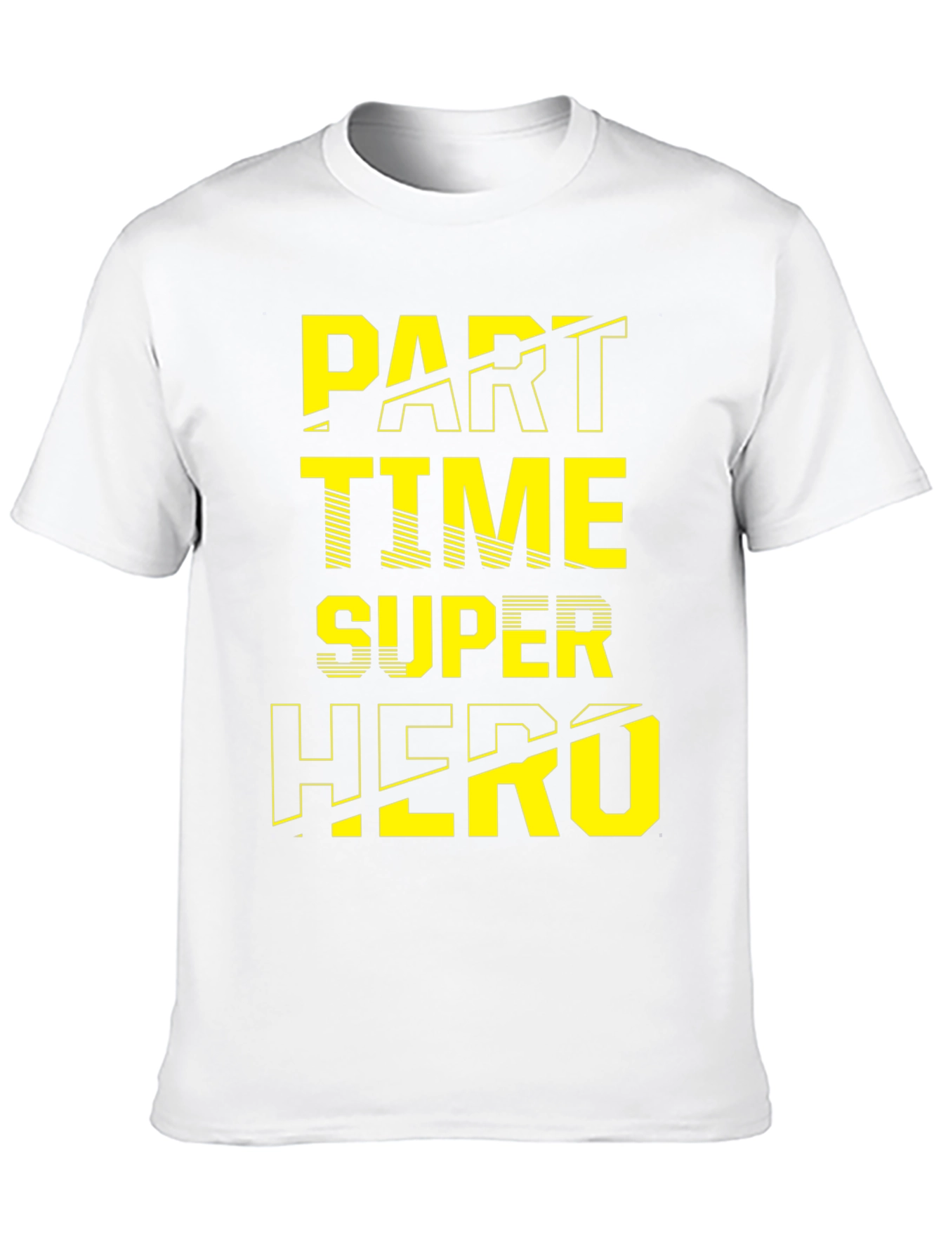 Part Time Super Hero Black Graphic Tee