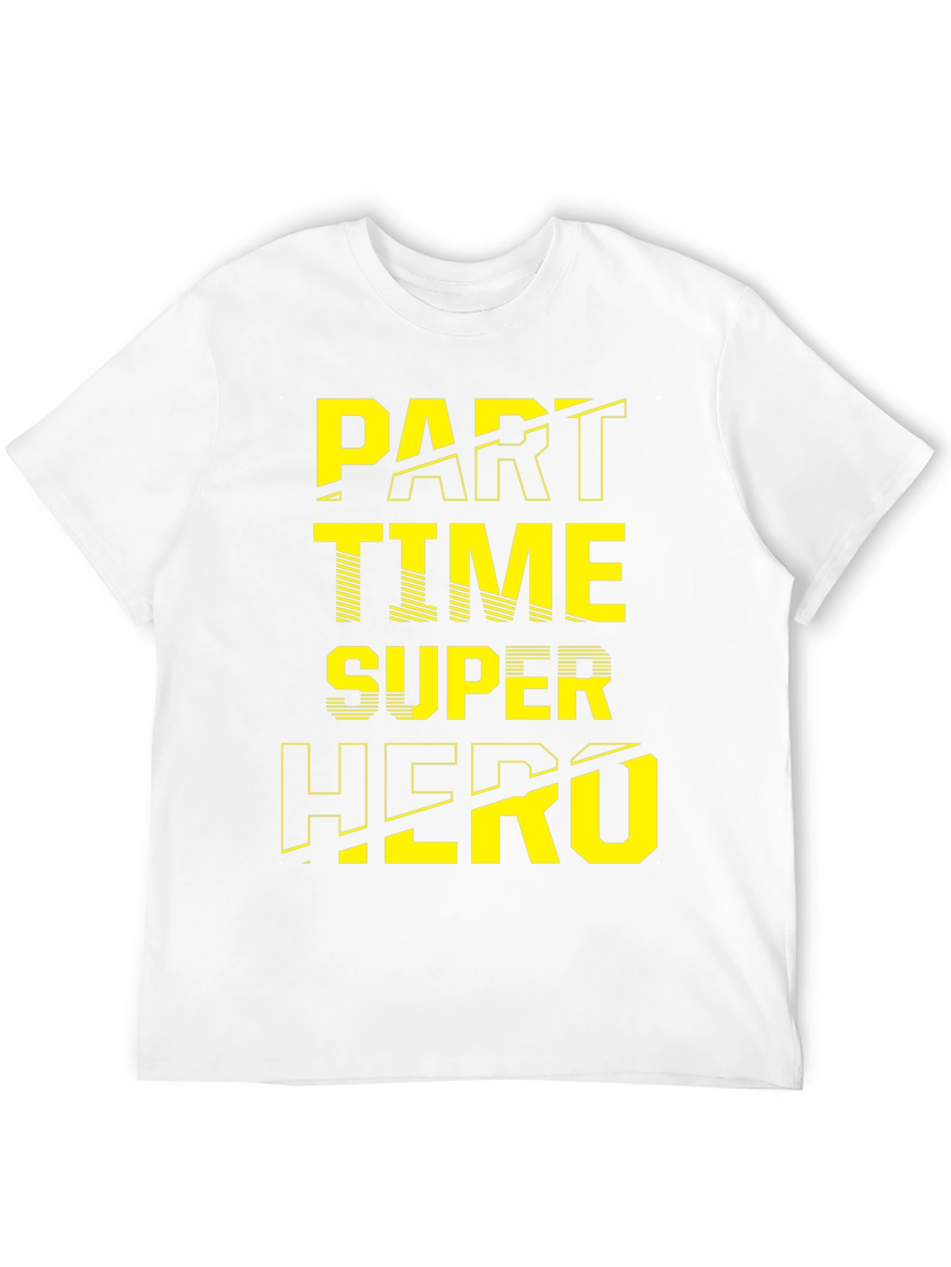 Part Time Super Hero Black Graphic Tee