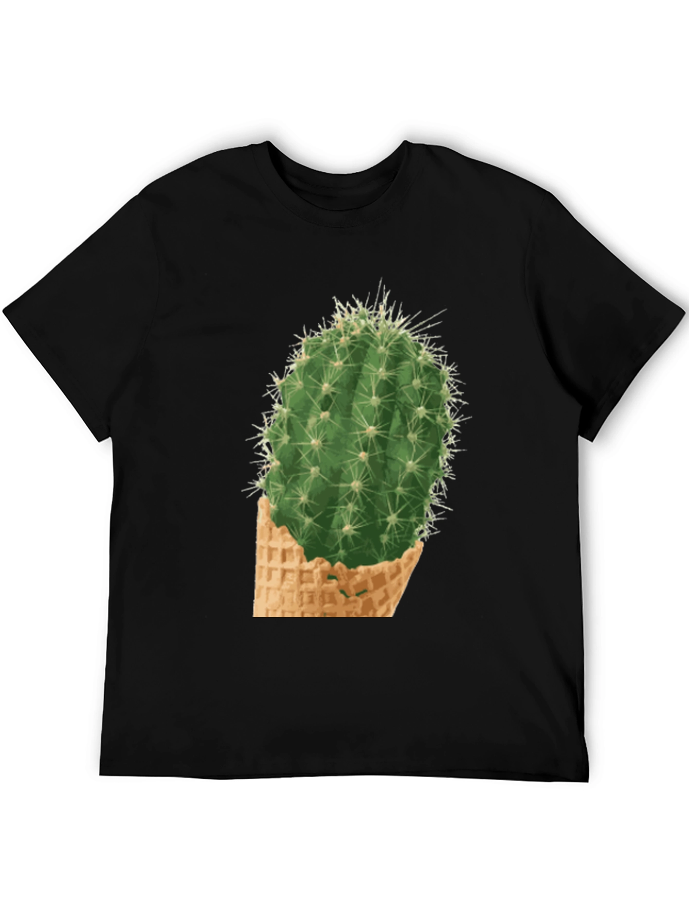 Cactus Cone Tee - Prickly Funny Graphic T-Shirt