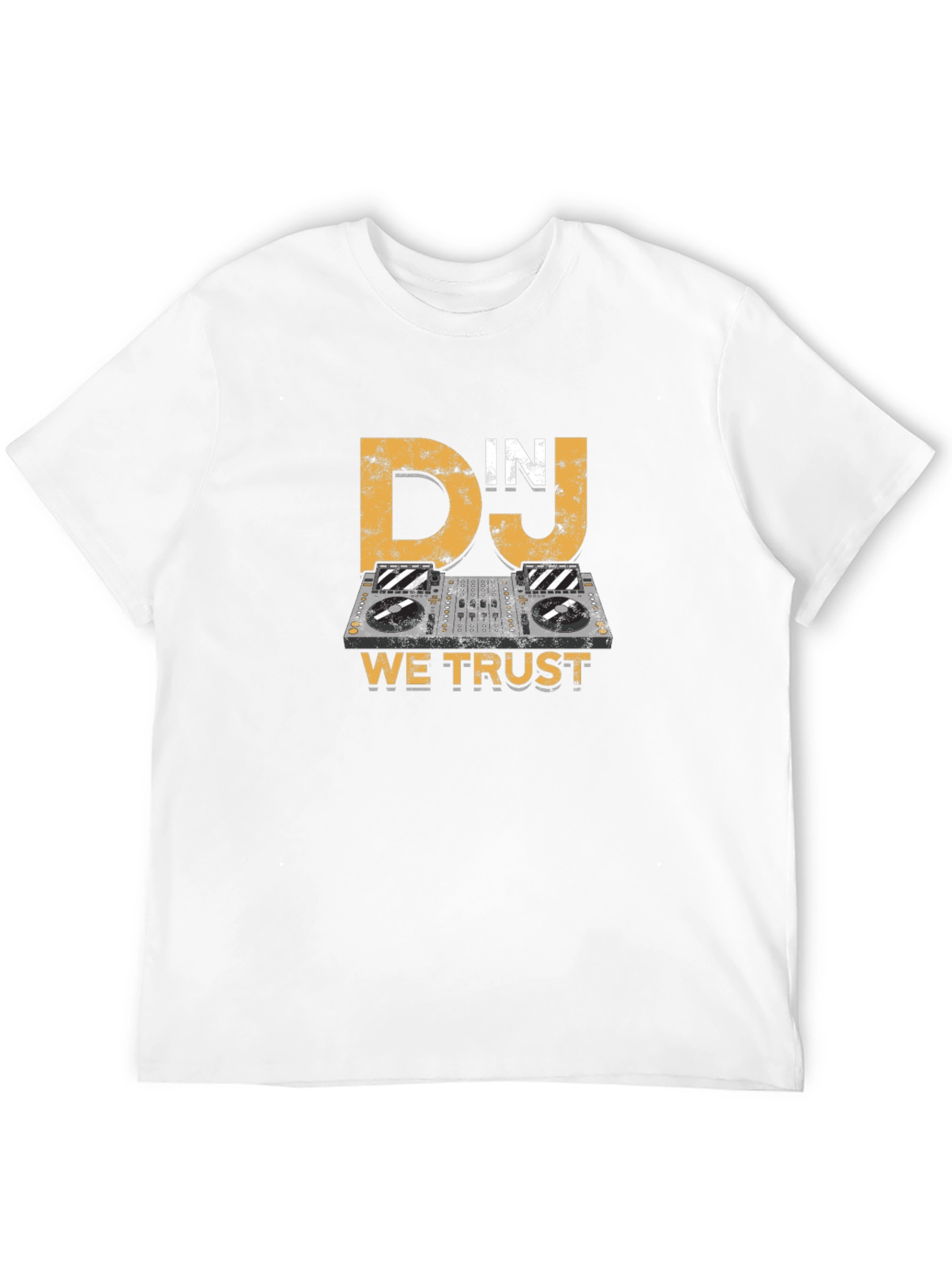 DJ In DJ We Trust T-Shirt - Black Cotton