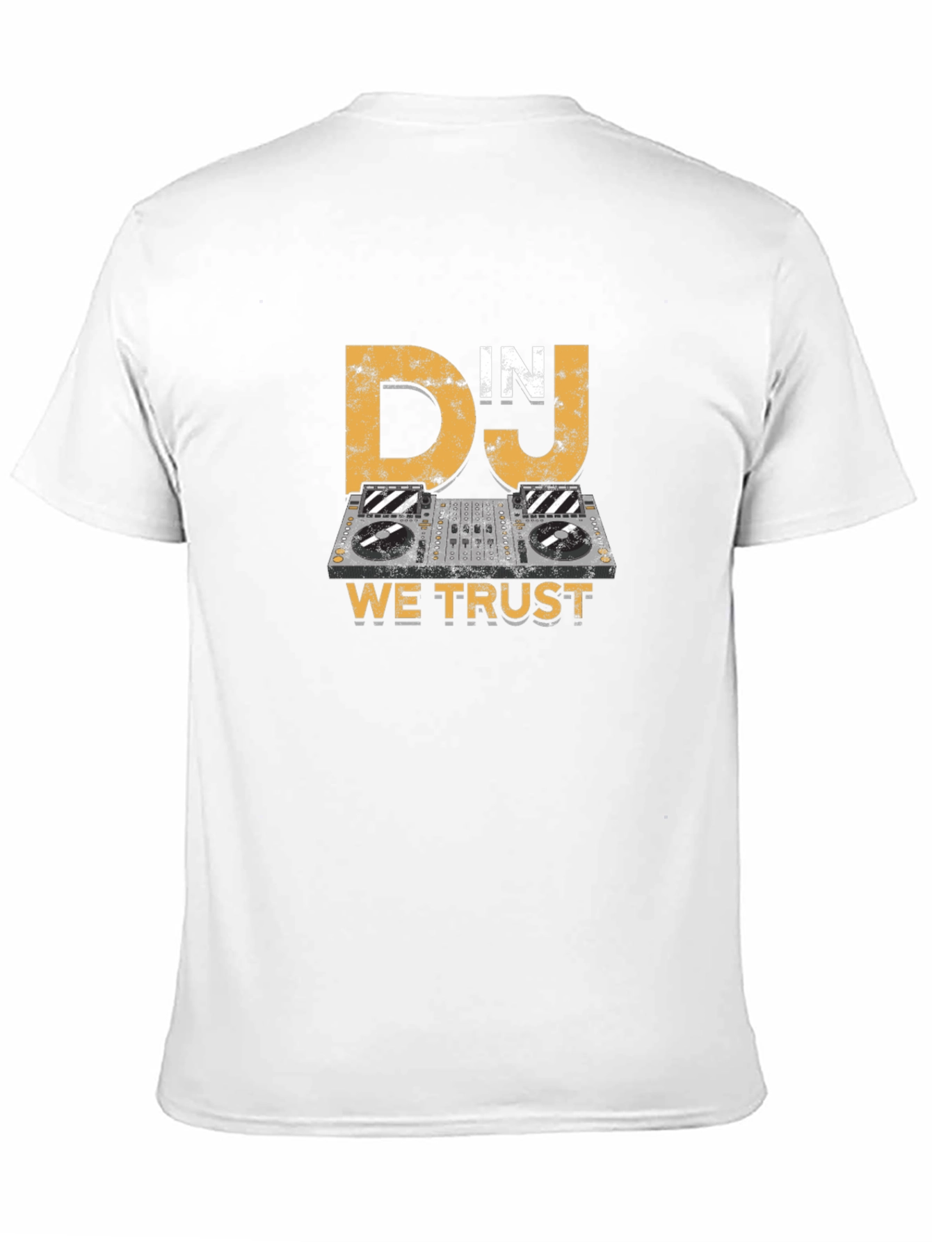 DJ In DJ We Trust T-Shirt - Black Cotton