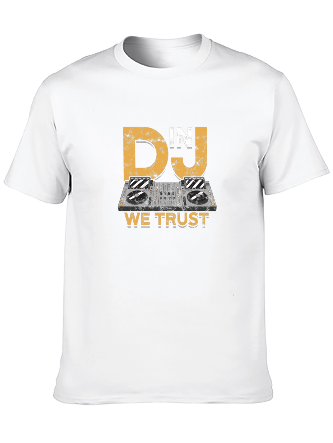 DJ In DJ We Trust T-Shirt - Black Cotton