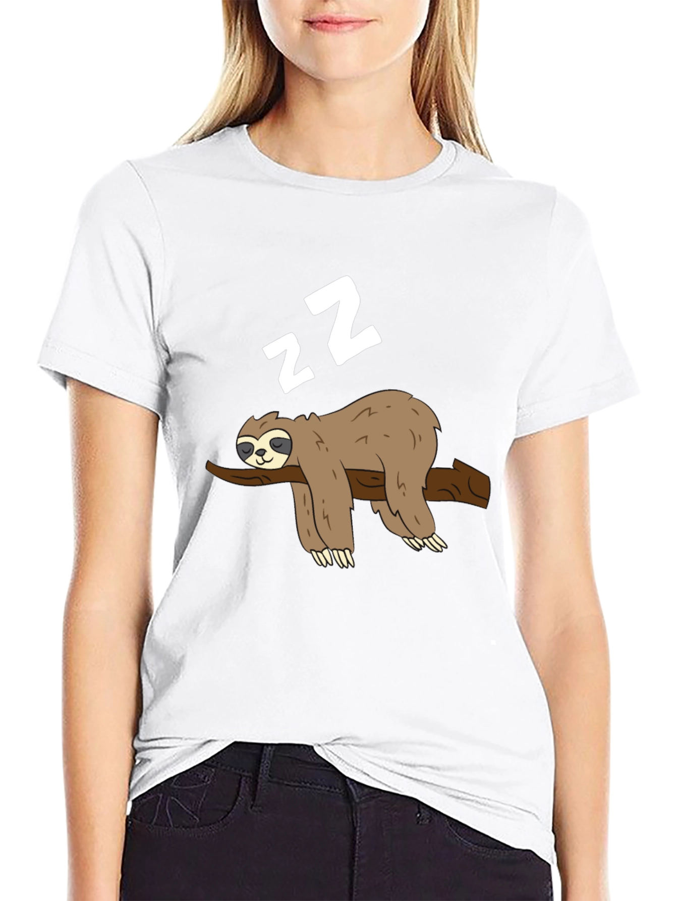 Sleeping Sloth T-Shirt - Lazy Days Apparel
