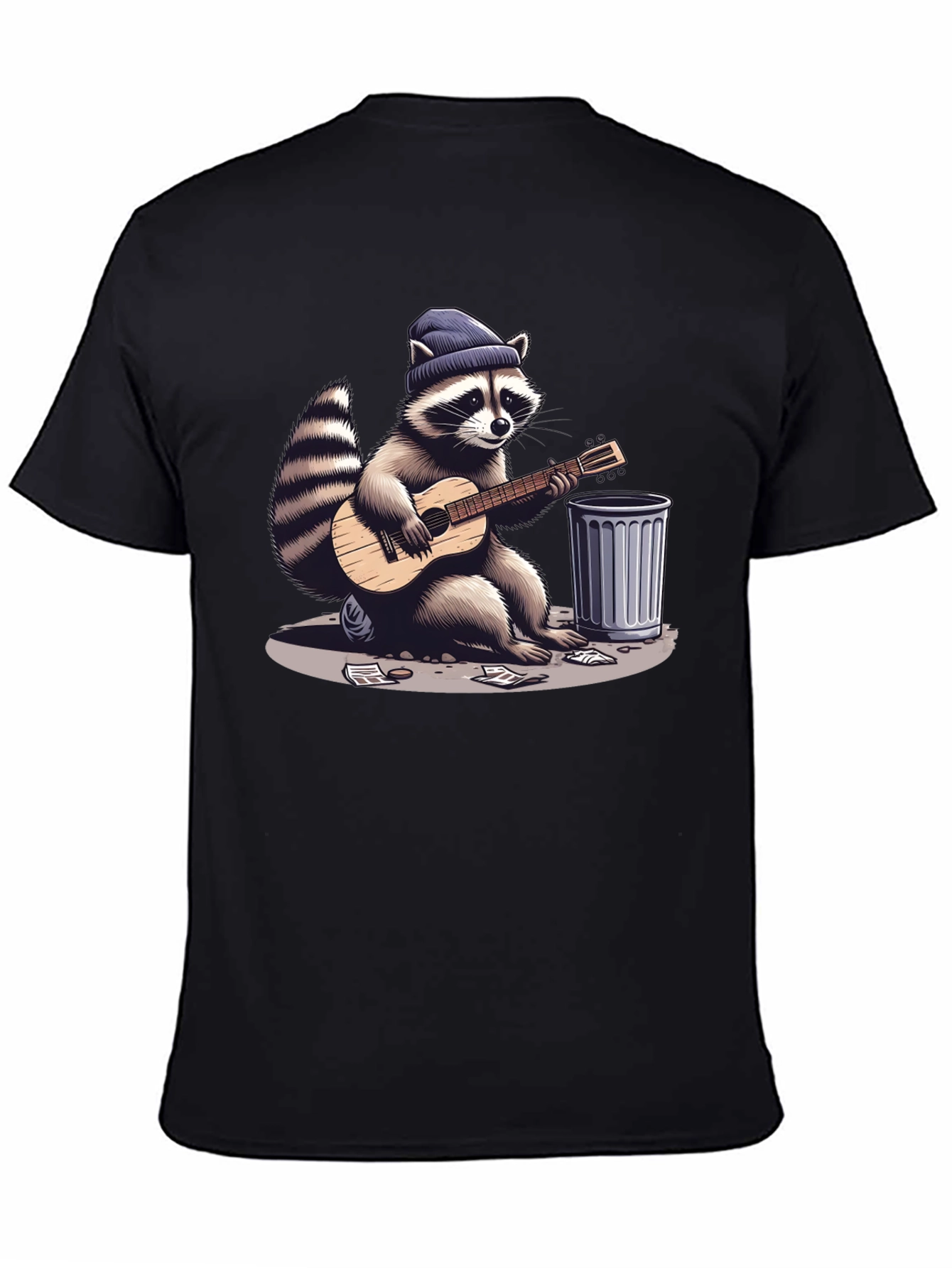 Raccoon Musician Graphic Tee