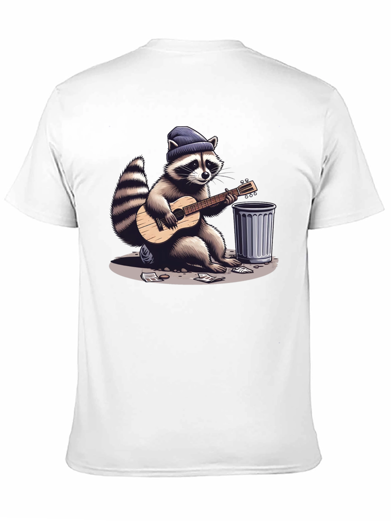 Raccoon Musician Graphic Tee