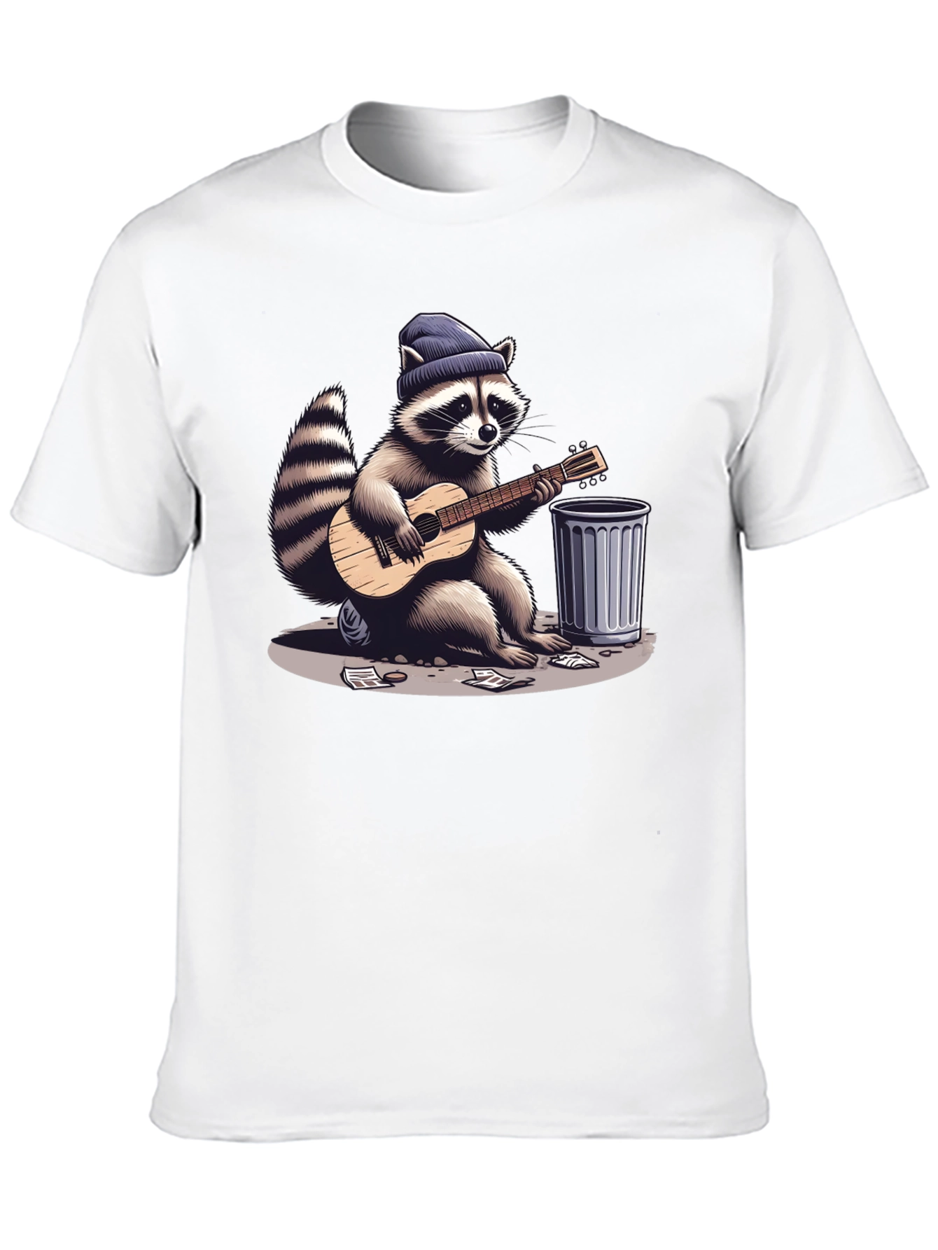 Raccoon Musician Graphic Tee