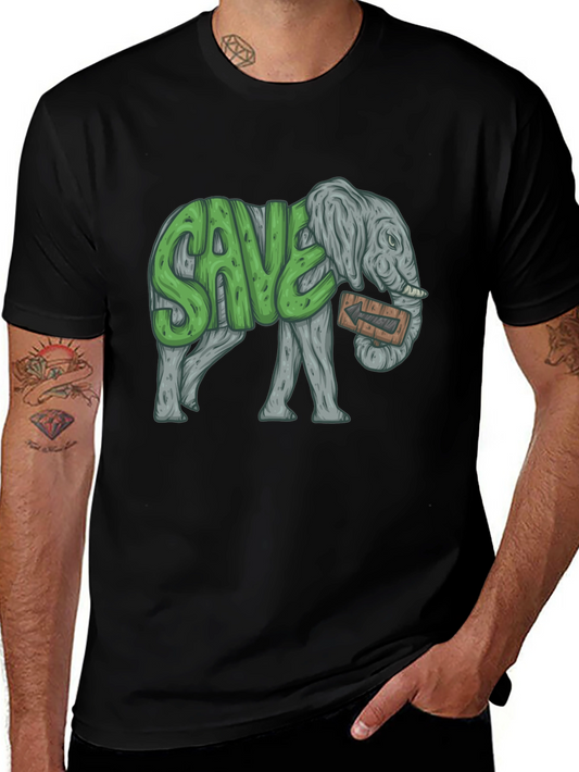 Save the Elephants Graphic T-Shirt