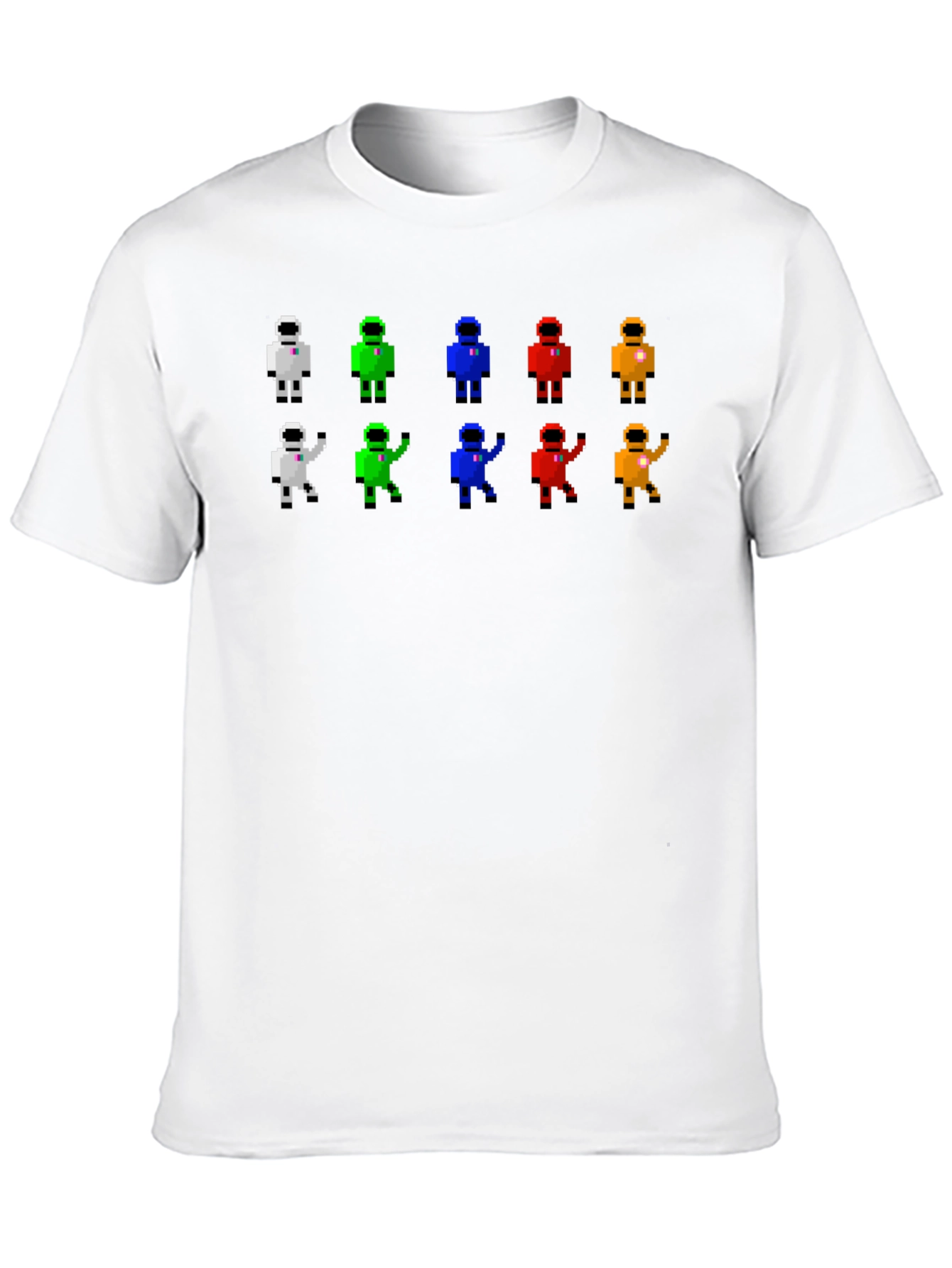Retro Pixel Astronaut T-Shirt