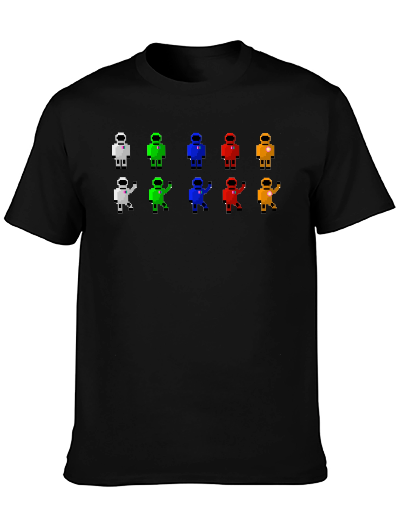 Retro Pixel Astronaut T-Shirt