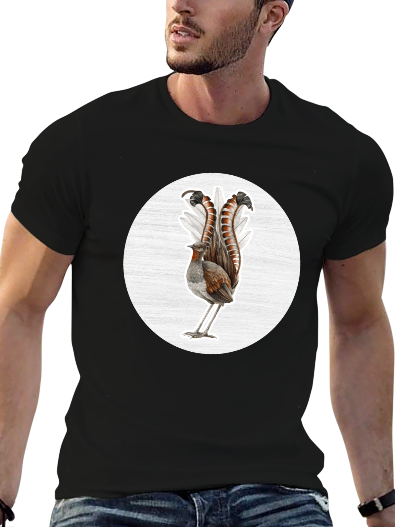 Bird Graphic Tee - Unique Wildlife Design