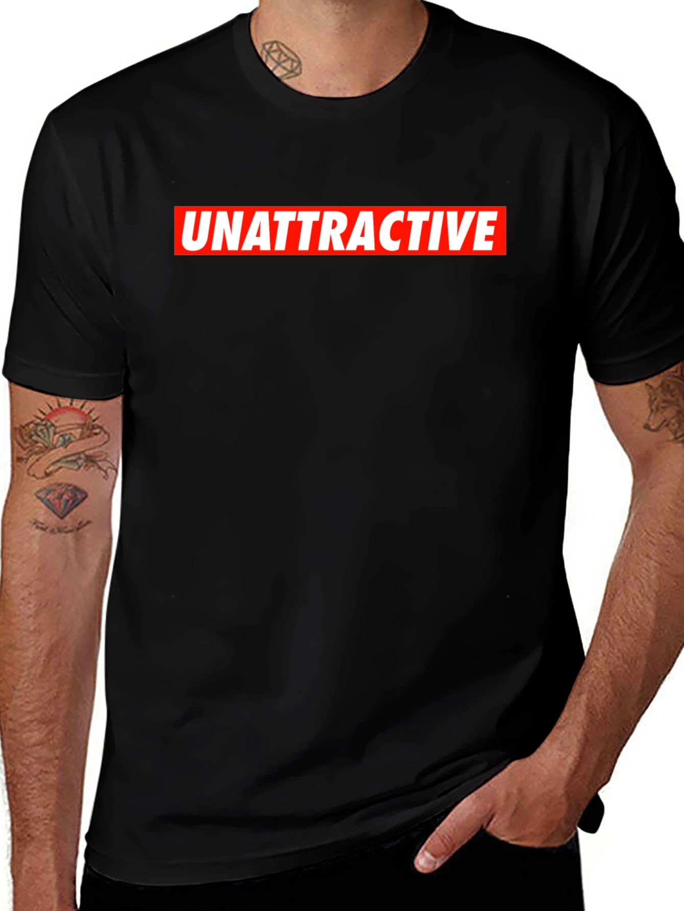 Unattractive Slogan T-Shirt - Bold Statement Tee
