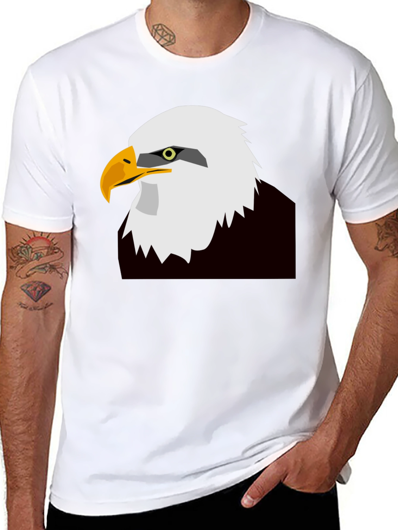 Eagle Graphic Tee - Cool Bird Design
