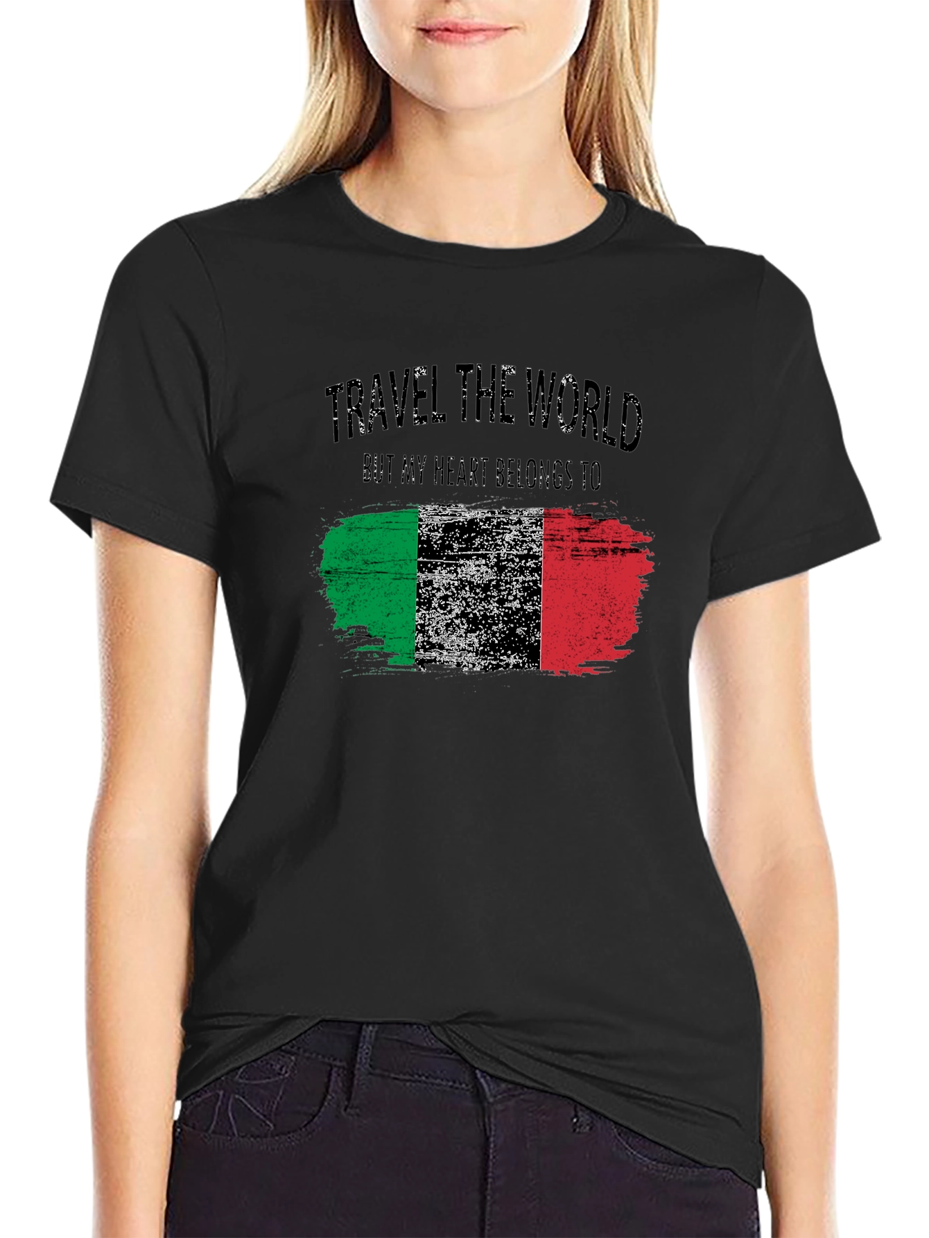 Italy Flag Graphic T-Shirt - Travel the World
