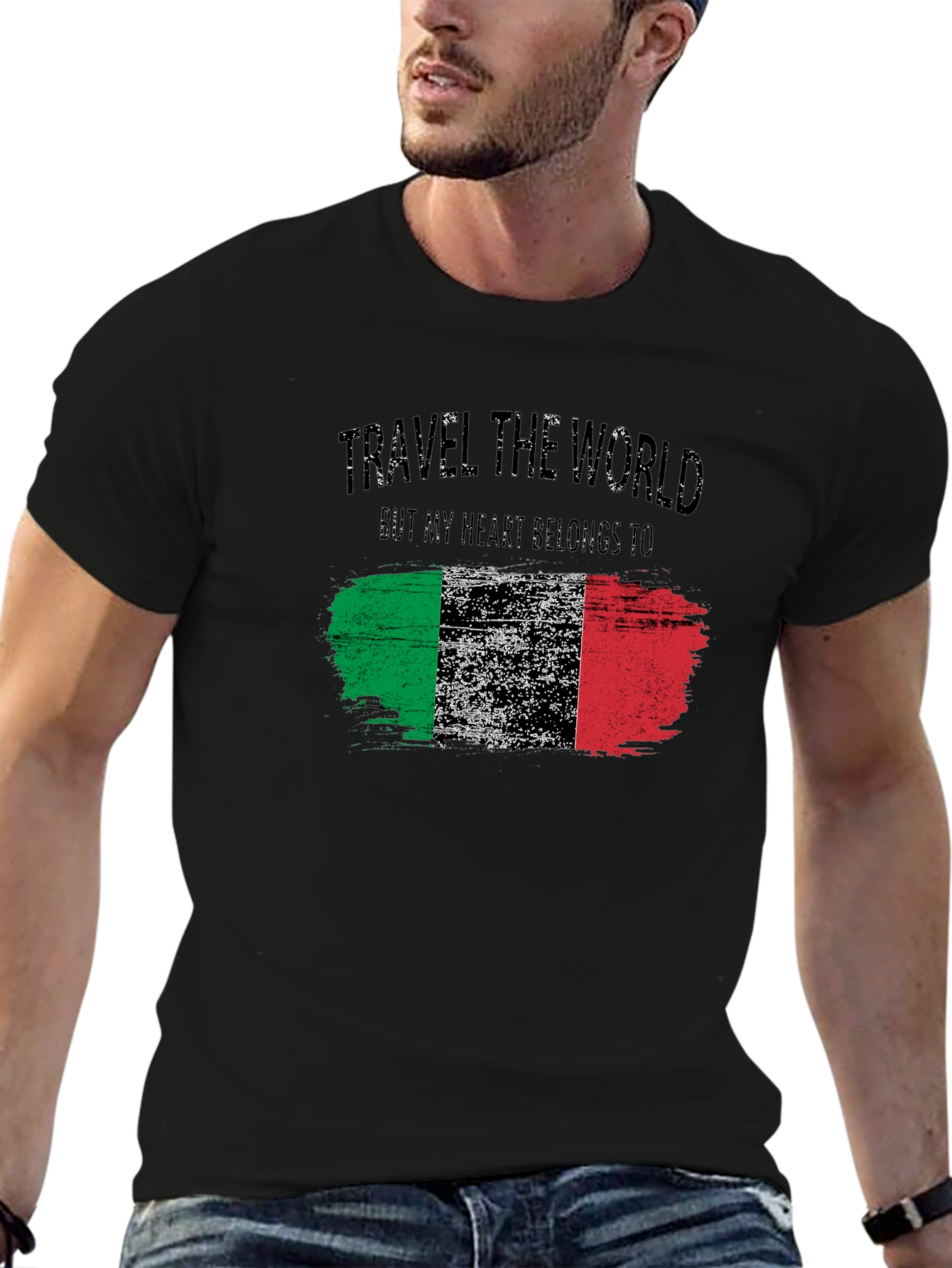 Italy Flag Graphic T-Shirt - Travel the World