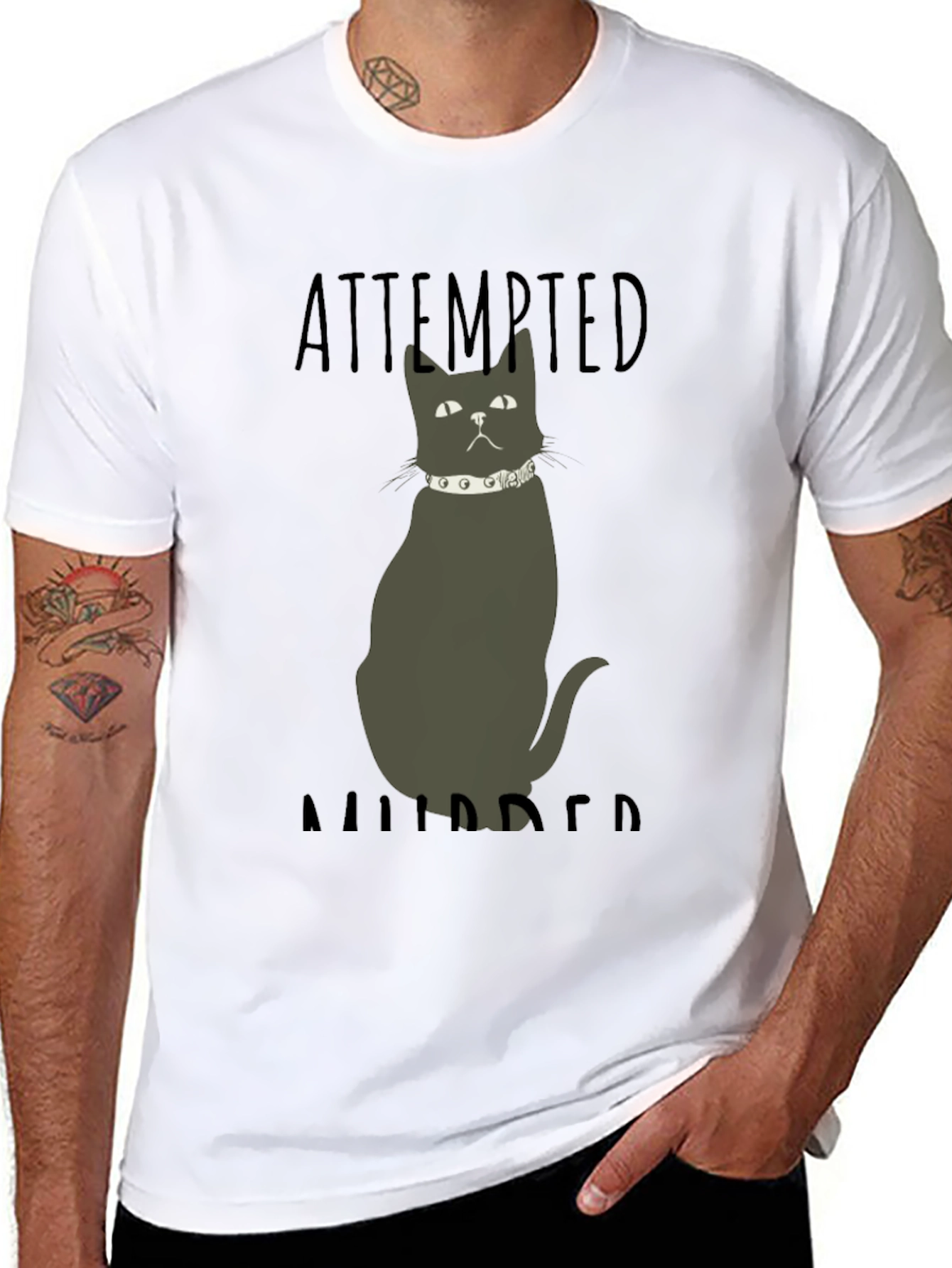 Attempted Murder Cat T-Shirt