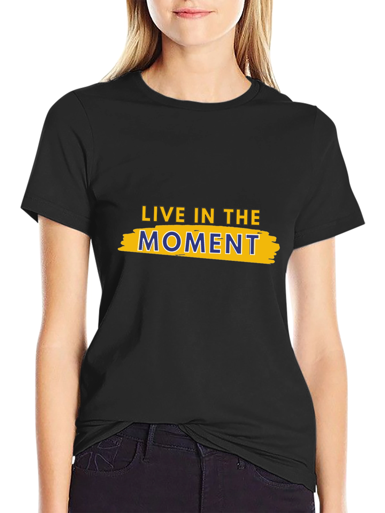 Live in the Moment Black T-Shirt