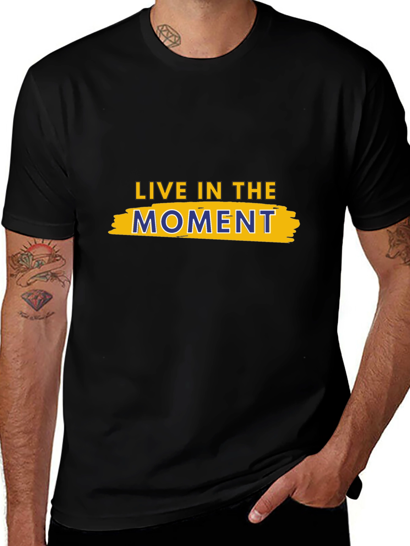 Live in the Moment Black T-Shirt